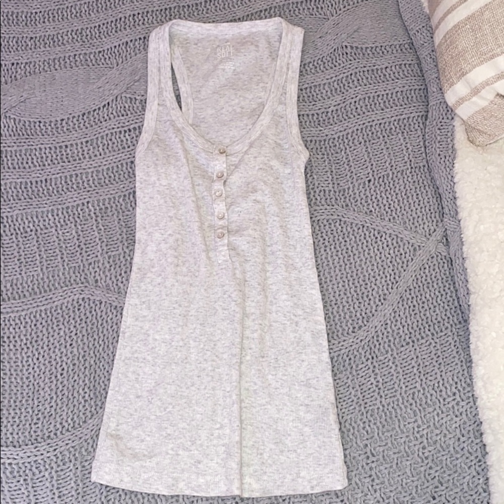 Button tank top